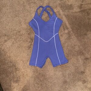 Purple Athletic Romper
